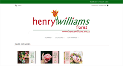 Desktop Screenshot of henrywilliams.co.za